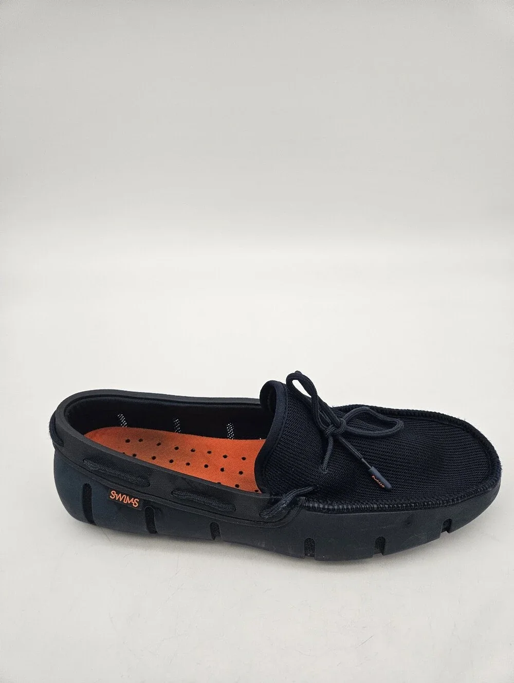 SWIMS Braided Lace Loafer Water Boat Shoes Mens 10 Navy Blue Preppy 21284-578